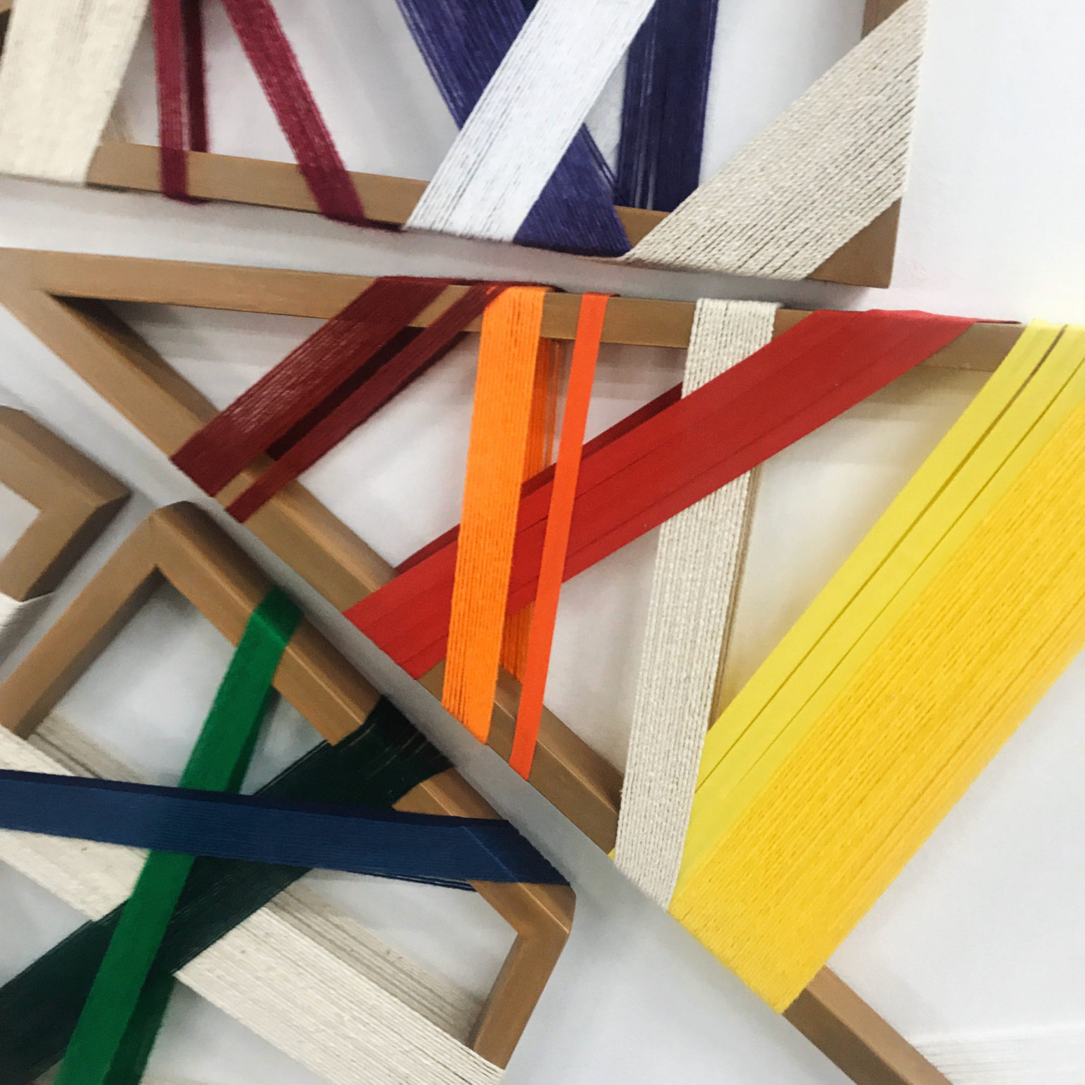 open form string art installation 2 | Ink + Indigo