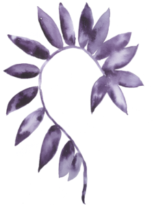 Emily Mann, Ink and Indigo, Fine Art Licensing for Hospitality and Interior Design Projects, Flora 4, INKFLORA003