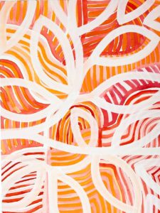 Emily Mann, Ink and Indigo, Fine Art Licensing for Hospitality and Interior Design Projects, Flora 8, INKFLORA007