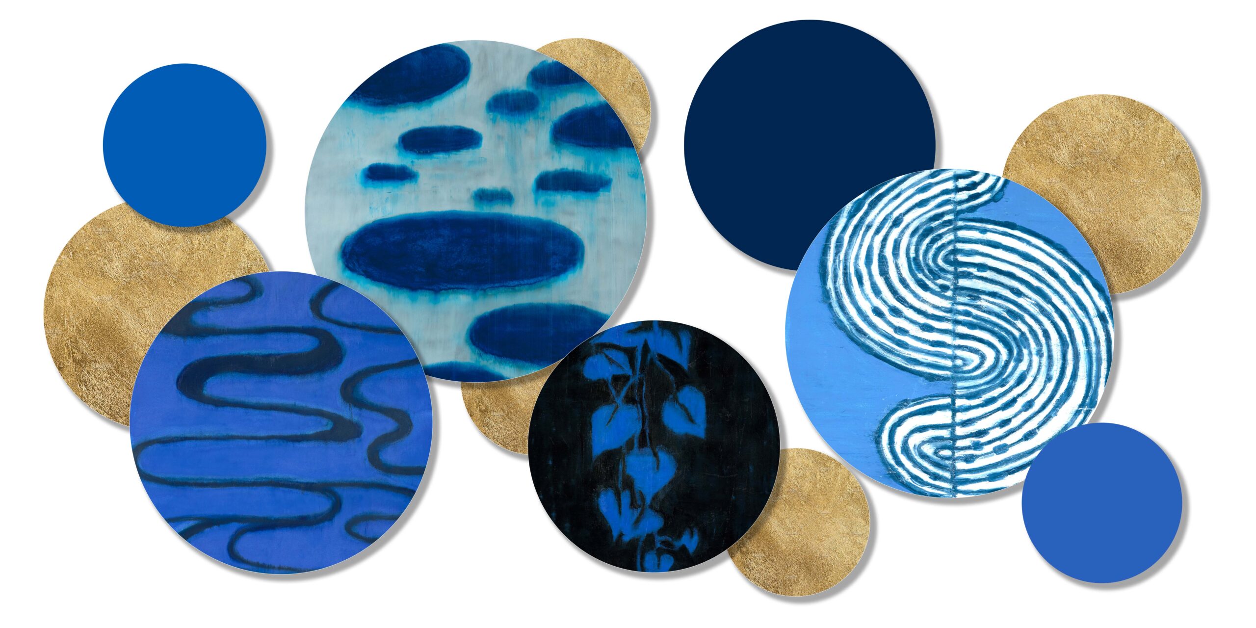 Illusory Realm Dimensional Series | custom crop and color blocked version of Illusory Realm | fine art reproductions and licensing for hospitality, corporate, and healthcare projects