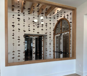 Ink and Indigo, Installation View Custom Dimensional Room Divider, Paperclay and Natural Fibers-1.jpg